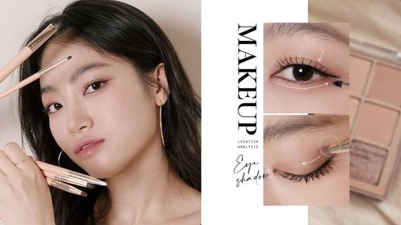 新手眼影位置分析！上眼影、下眼影位置这样画，眼妆更干净精致，加码眼影不显脏技巧