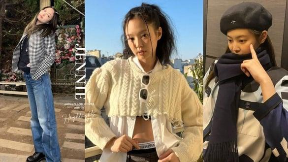 Jennie秋冬5大穿搭亮点！今年必学的时尚感层次叠穿，各版型帽子如何选择一次看！