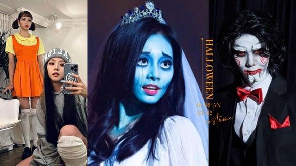 万圣节要扮什么?韩星们的万圣节装扮:子瑜僵尸新娘超用心、NCT的他吓到粉丝认不出!