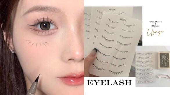 小红书爆火“下睫毛纹身贴纸&下睫毛印章”哪个好用？使用方式＋优缺点分析一次看