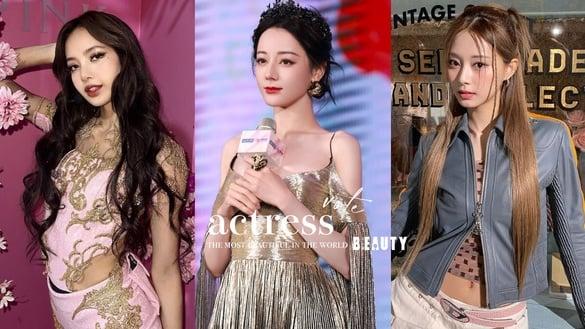 外网票选“2023全球最美女星”TOP10！Lisa打败周子瑜登第4，迪丽热巴第2，冠军真的美