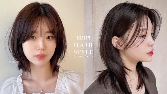 你适合哪种长度的短发、中短发？不同脸型适合短发长度自测，有感修饰脸型、减龄显嫩