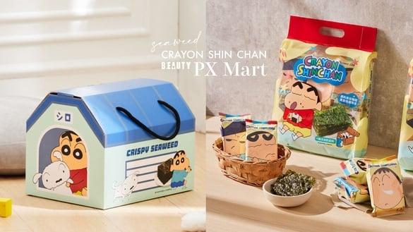 蜡笔小新在全联！全联开卖“蜡笔小新海苔礼盒”，小新、阿呆现身，还有小白狗屋必收藏