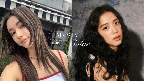 2023秋冬“不怕尴尬布丁头发色”推荐：黑茶色、奶茶色空气挑染…黑发长出来也自然！