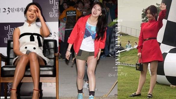 秀智、孙艺珍竟有“胖腿黑历史”？！5位“后天瘦”女星瘦腿健身菜单公开！