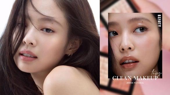 Jennie也在画的“伪素颜底妆”！关键“粉底＋打亮”黄金比例，3技巧搞定干净底妆