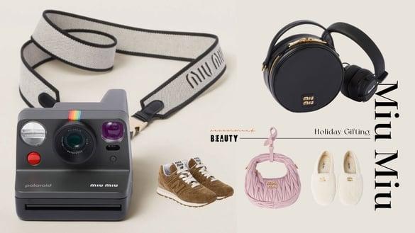 圣诞交换礼物先锁定！Miu Miu假日系列推荐TOP10：Polaroid、Marshall耳机联名好想要！