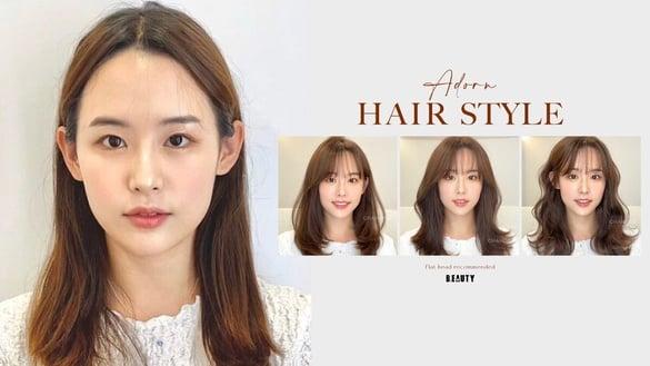 韩系“扁头发型”推荐！马尾绑发位置是关键，烫发注意这点头型更圆润、显发量丰盈