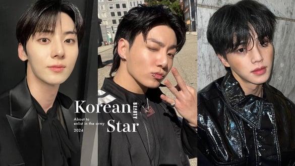 2024即将入伍的12位韩国男星：BTS正式进入全员军白期，柾国写长信喊话粉丝！