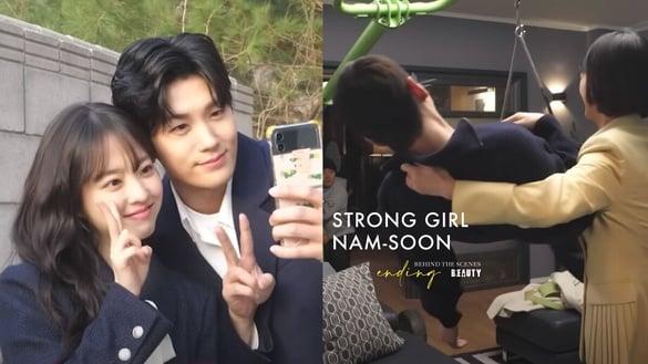 《大力女子姜南顺》结局6个幕后！奉顺叫“敏敏”是朴宝英即兴，南顺公主抱竟是这样拍