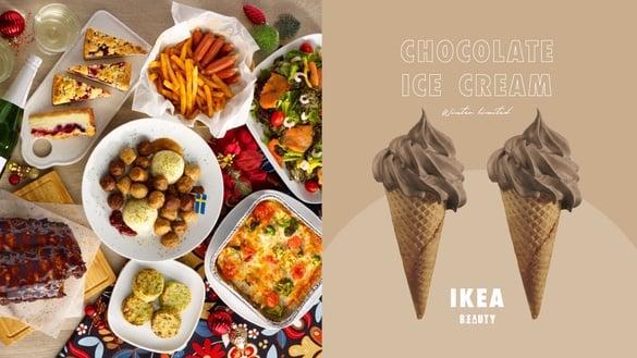 IKEA“厚巧克力霜淇淋”一支20元！冬季限定比利时黑巧克力必吃，圣诞派对外带餐优惠价