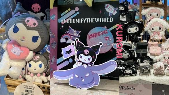 可爱爆击！“酷洛米主题快闪店”在信义A8，百样酷洛米周边、KITTY50周年限定玩偶必收
