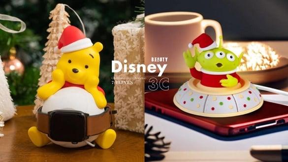 7-11“迪士尼圣诞3C周边”登场！维尼公仔充电座、三眼怪磁吸充电盘、毛怪行充可爱必收