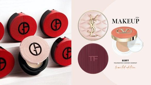 2024首发！6款绝美“限量气垫”特搜，TOM FORD、YSL新气垫美哭，ARMANI裸粉气垫太高级