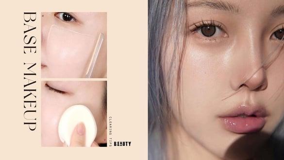 新手也能会“干净底妆”技巧！韩国彩妆师亲授：黑眼圈遮瑕要顺着肌肉纹理、定妆分两次