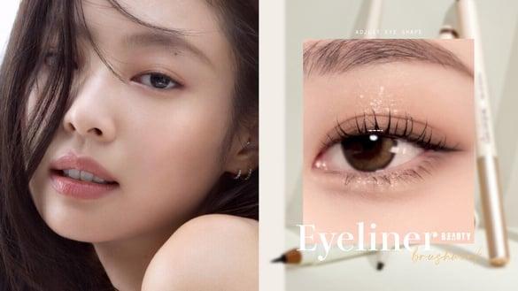 眼线这样画最干净！2024超火韩系“短粗眼线”画法教学，矫正眼型消肿泡、还清纯显嫩