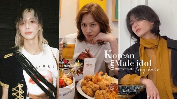 10位最适合长发的男偶像：希澈最遗憾亲不到自己，“他”一出道就和男偶像闹绯闻