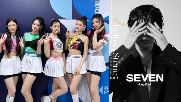 2023滚石杂志“年度歌曲”TOP100：柾国卡位99，女团第一真的红遍全球！