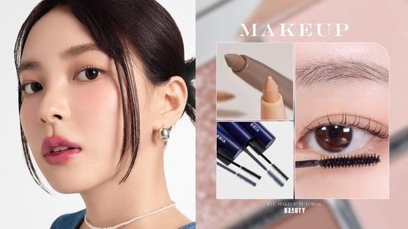 干净眼妆画法！新手级“伪素颜眼妆”教学，先深厚浅是关键，眼影更干净显轮廓