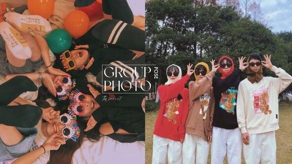 出游团体照怎么拍？五种超实用“团体照”POSE，出门旅游、派对拍照都用得上！