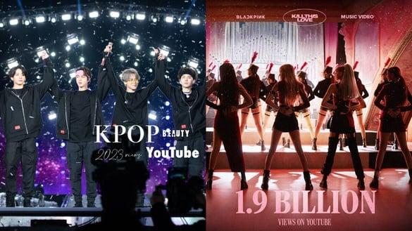 Kpop艺人“2023 YouTube播放量”TOP 5！防弹单飞成绩亮眼、JYP两团挤入、SM没上榜！