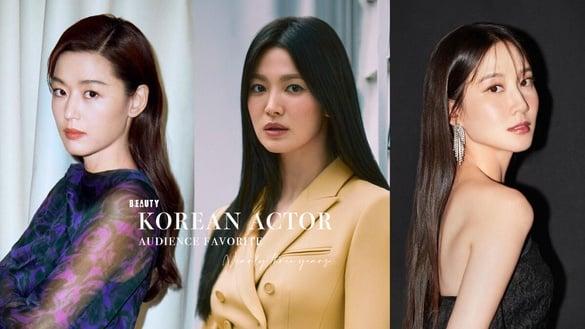 近三年“观众最爱”韩剧演员TOP10！全智贤第9输宋慧乔，朴恩斌第2，冠军又帅又会演！