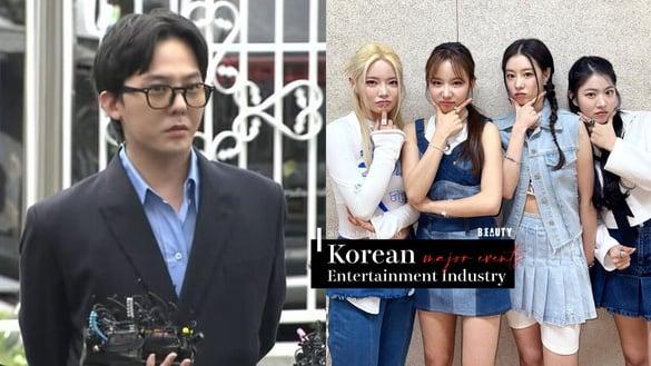 2023年末结算！业内票选“2023韩娱重大事件TOP5”：GD涉毒乌龙案、防弹全员入伍都进榜