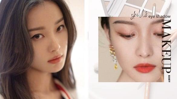 单眼皮/小眼睛“自然大眼”眼妆技巧！搞懂三庭五眼、借用眼皮面积，眼妆干净又自然