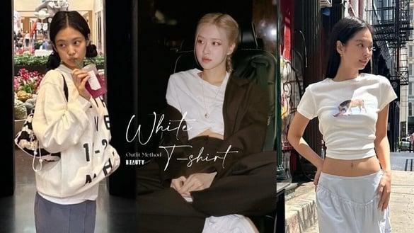 白T-shirt怎么搭？6大白T穿搭范本：一招简单拉比例、秋冬还能这样叠穿！