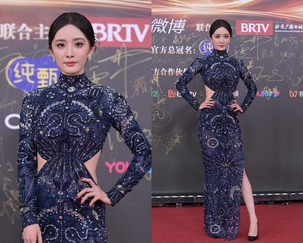 2024微博之夜20女星造型！杨幂旗袍美人，热巴美成仙，赵露思像斑点狗，娜扎像婚礼蛋糕