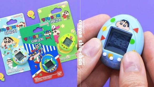 “蜡笔小新电子鸡”可爱上市！动感超人、巧克比、小新睡衣3款，还会随机出现隐藏角色