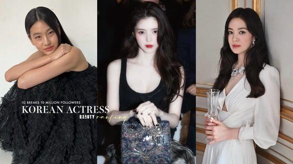 IG破千万粉的韩国女演员TOP10：韩韶禧才第七名，“她”靠一部剧一夕涨粉千万！