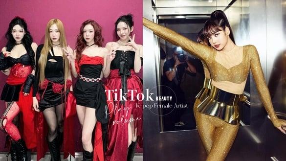 Kpop女艺人“TikTok播放量”TOP10:LISA荣登solo播放量最高,四代女团只剩两团上榜!