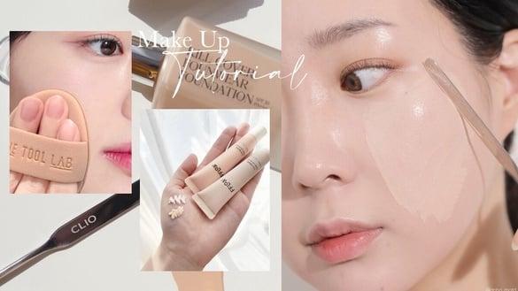 毛孔人底妆这样画更干净！化妆师“陶瓷光底妆”教学，粉底通透细致、底妆更高级