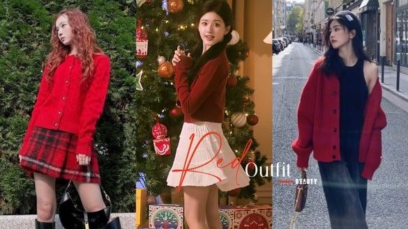 新年红色穿搭六大范本：整身红“这样搭”才不出错！千金少女风、成熟质感风通通有