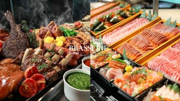 吃到饱买一送一！台北晶华酒店开工优惠柏丽厅吃到饱餐厅买一送一，吃到饱控必抢