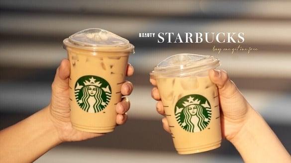 星巴克买一送一！星巴克开工优惠买一送一不限时段开跑，再享补班优惠半价开喝