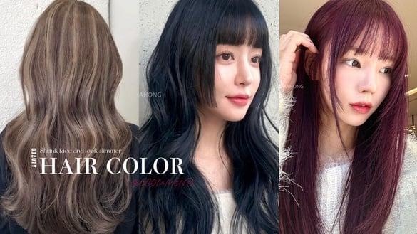 2024发型师激推“缩面显瘦发色”整理！冷色线条染、雾感蓝黑色视觉秒显瘦-10KG