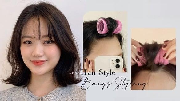 这样卷发卷浏海不扁塌！超简单“旋转发卷”技巧教学，浏海蓬松自然、弧度不变形不扁塌