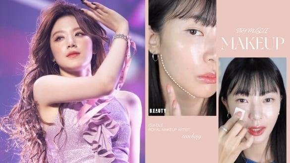 换季干肌女必学！(G)I-DLE御用化妆师授“扒脸底妆”秘诀，粉扑“这样拍”妆容全天服贴