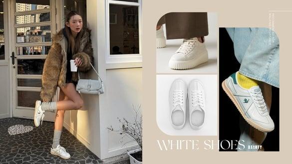 出国“久走、耐走”百搭小白鞋推荐！STUDIO DOE、GU被推爆，走万步也不累、轻盈舒适！