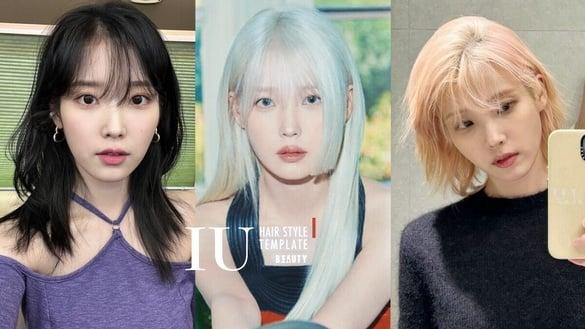 IU也剪公主切！8款IU带火的发型范本推荐，层次剪、胎毛浏海超显嫩，这款发色仙气直飘