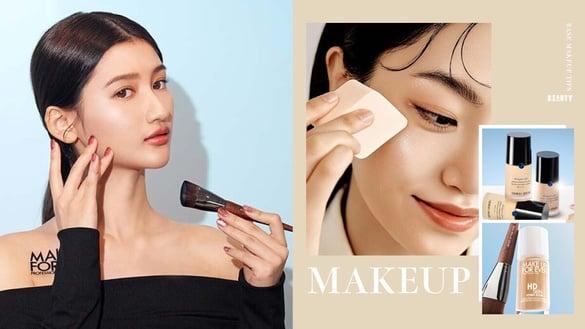 伪素颜水光肌底妆技巧！彩妆师亲授：关键在“颧骨”，脸秒立体、不扁平，底妆还超防蹭