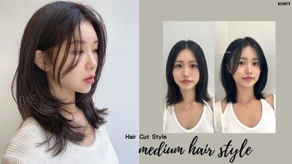 2024中长发发型推荐！圆脸、方脸救星、小个子首选发型出炉，这款仙气逼人、脸变超小