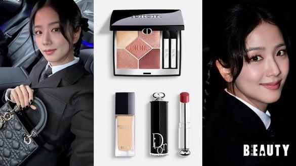 Dior秀场最美风景！Jisoo富家乖乖女LOOK太抢镜，BLACKPINK化妆师亲揭御用彩妆品清单！