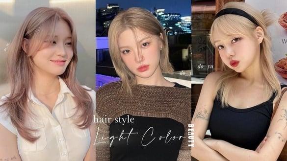 浅发色更显白！2024春夏“浅发色范本”推荐，奶茶浅金、燕麦米棕甜嫩又显白减龄