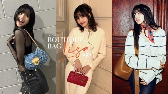 BLACKPINK Lisa变心了？从“只背CELINE”默默转爱这些精品包！LV、LOEWE出镜率超高！
