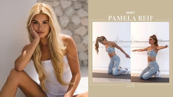 帕梅拉8分钟瘦手臂运动：13招紧实手臂掰掰肉，同时塑造好看胸型&体态！