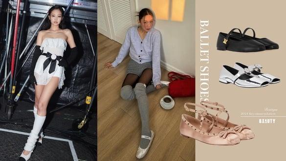 2024必投资“精品/轻奢芭蕾舞鞋”！MiuMiu张员瑛同款卖翻、A.P.C万元以下可入手！