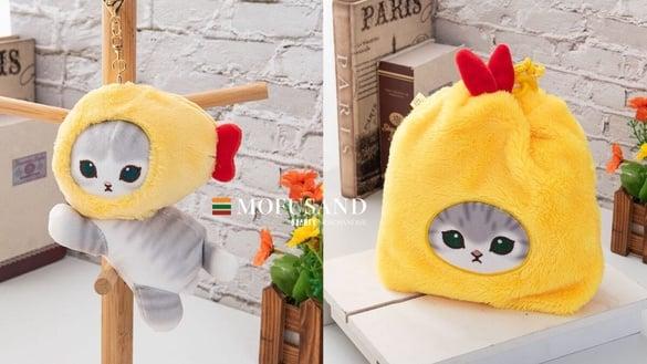 7-11“猫福珊迪周边”呆萌登场！炸虾猫福珊迪吊饰、吐司脸零钱包、鲨鱼头车票夹超欠收